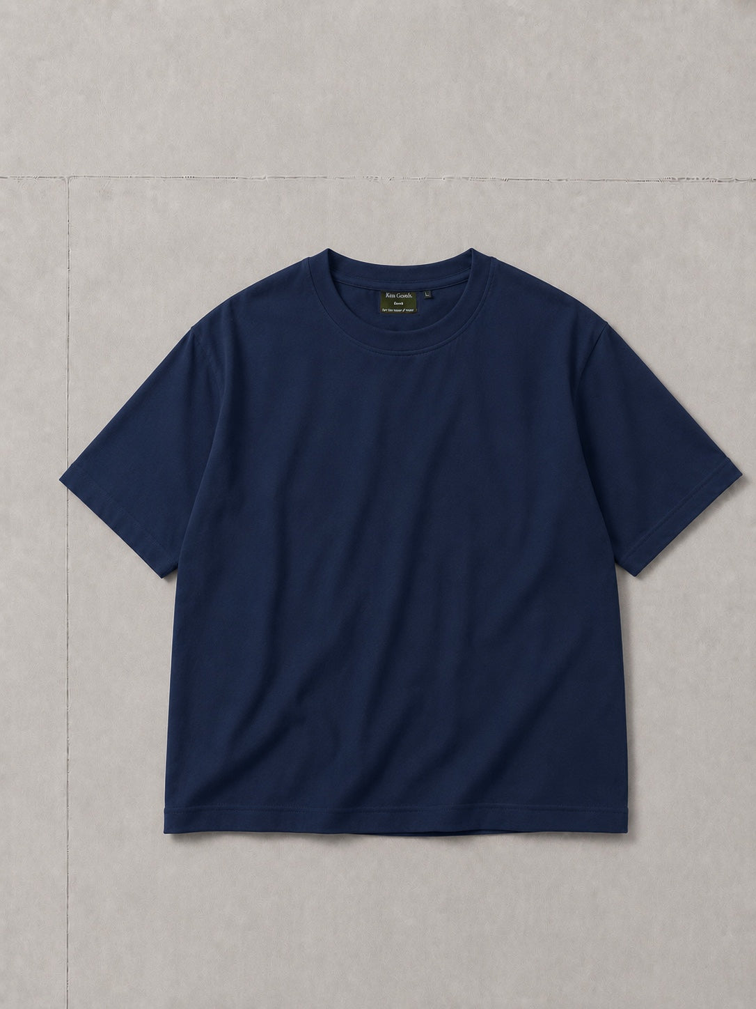 Box Tee - Petrol Blue (Hemp)