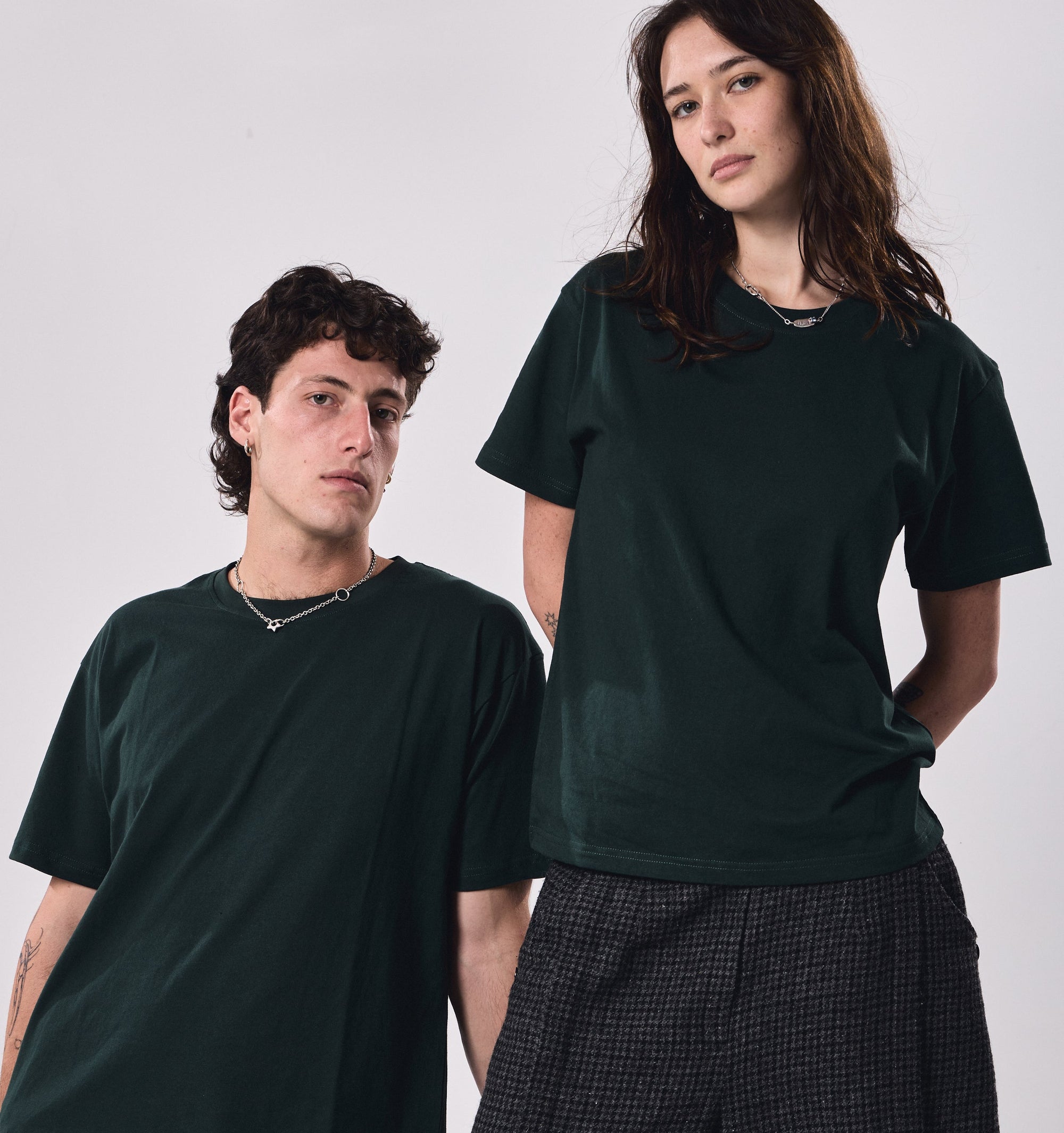 Box Tee - Dark Pine (Hemp)