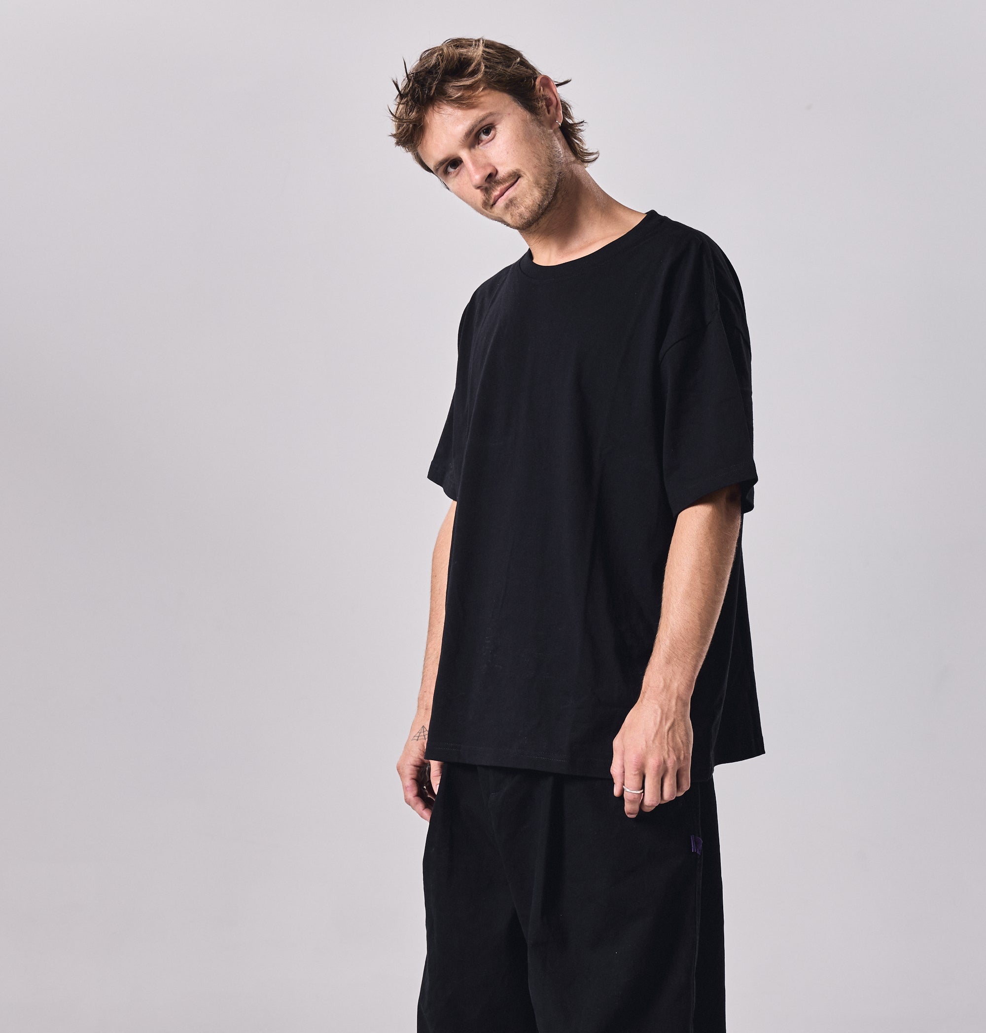 Box Tee - Black (Hemp)