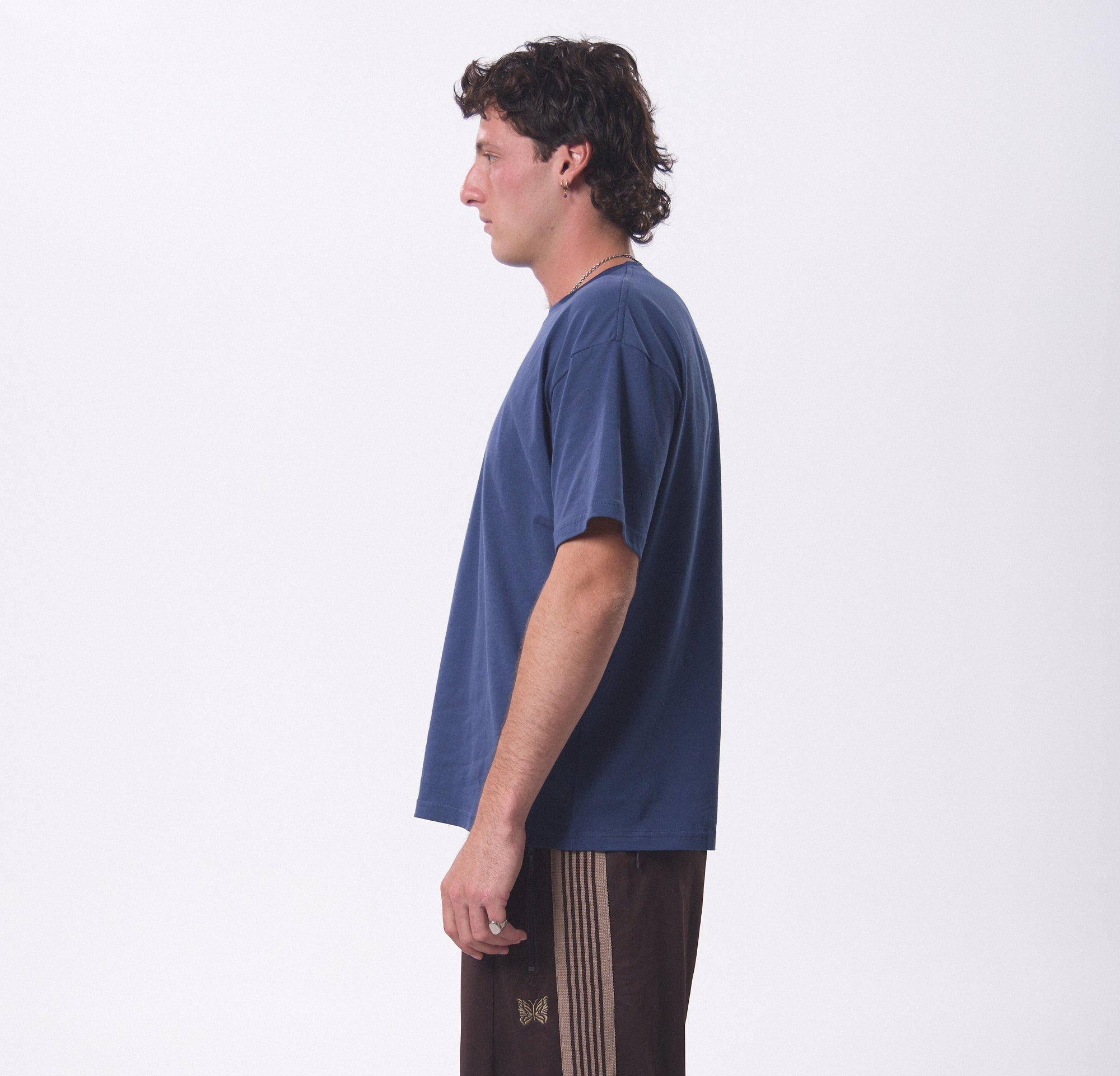 Box Tee - Petrol Blue (Hemp)